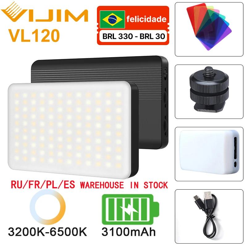 VIJIM VL120 LED  Ʈ, ǻ RGB ȿ ī޶ Ʈ, ̷α  Ʈ,  Ʃ , 3200-6500K